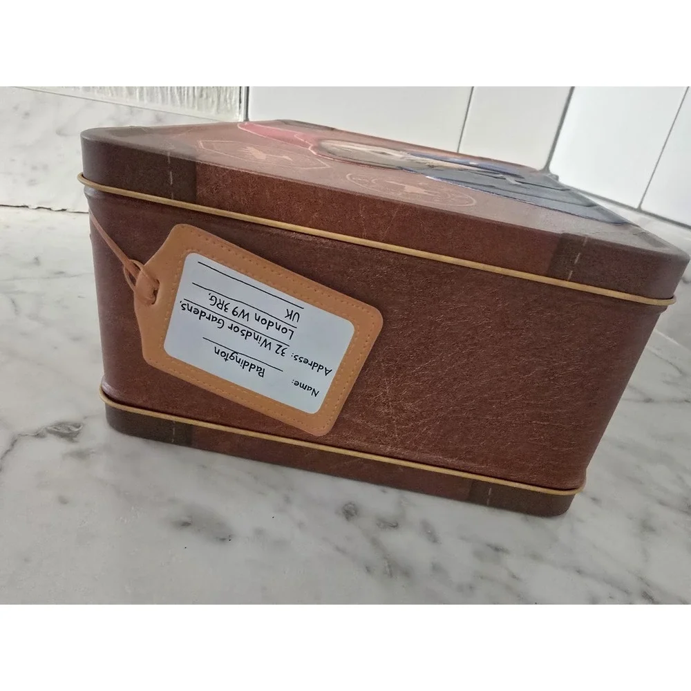 AMC exclusive Paddington in Peru popcorn bucket styled as a suitcase With 2 Bear